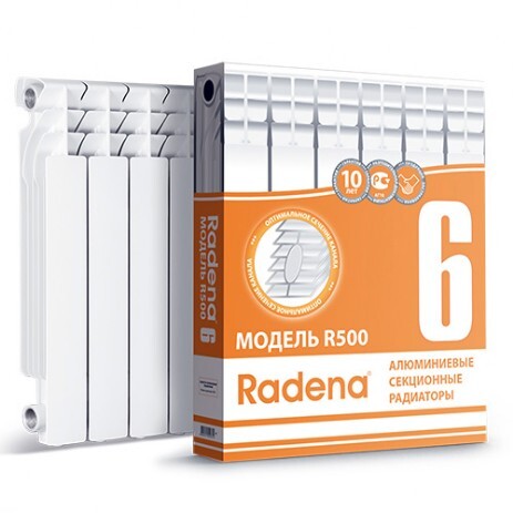 Алюминиевый радиатор Radena R 500